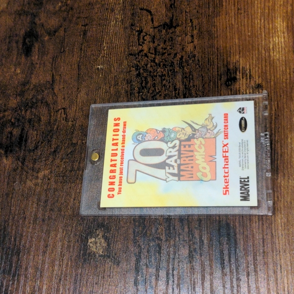 2009 Marvel sketchafex sketch card 1/1 fantomex - Picture 2 of 2